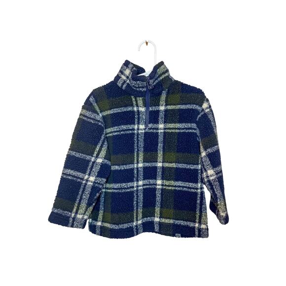 Vintage New Legends Fleece Plaid Half-Zip Jacket Size 3T - Picture 1 of 5